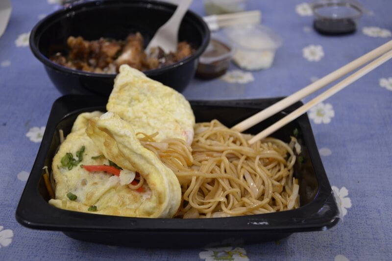 Omusoba egg noodles - Sushi Junction best Japanese food Gurgaon