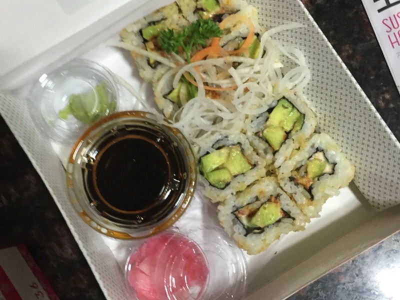 Vegetarian sushi from Sushi Haus - Japanese food in Gurgaon