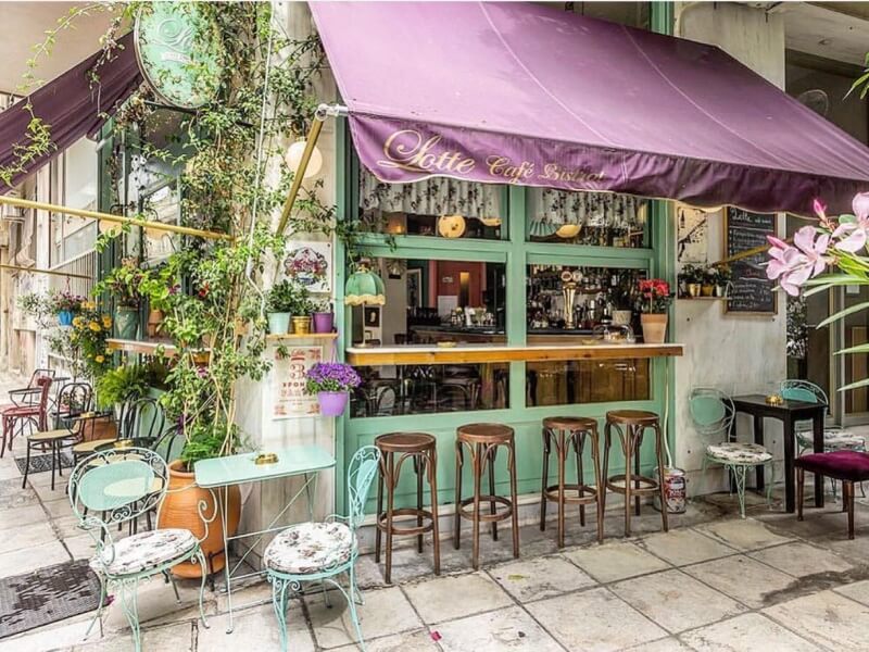 Lotte - prettiest cafes in athens